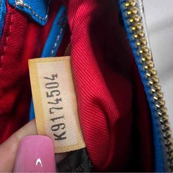 Dooney & Bourke White and Blue Crossbody Bag - Picture 12 of 12